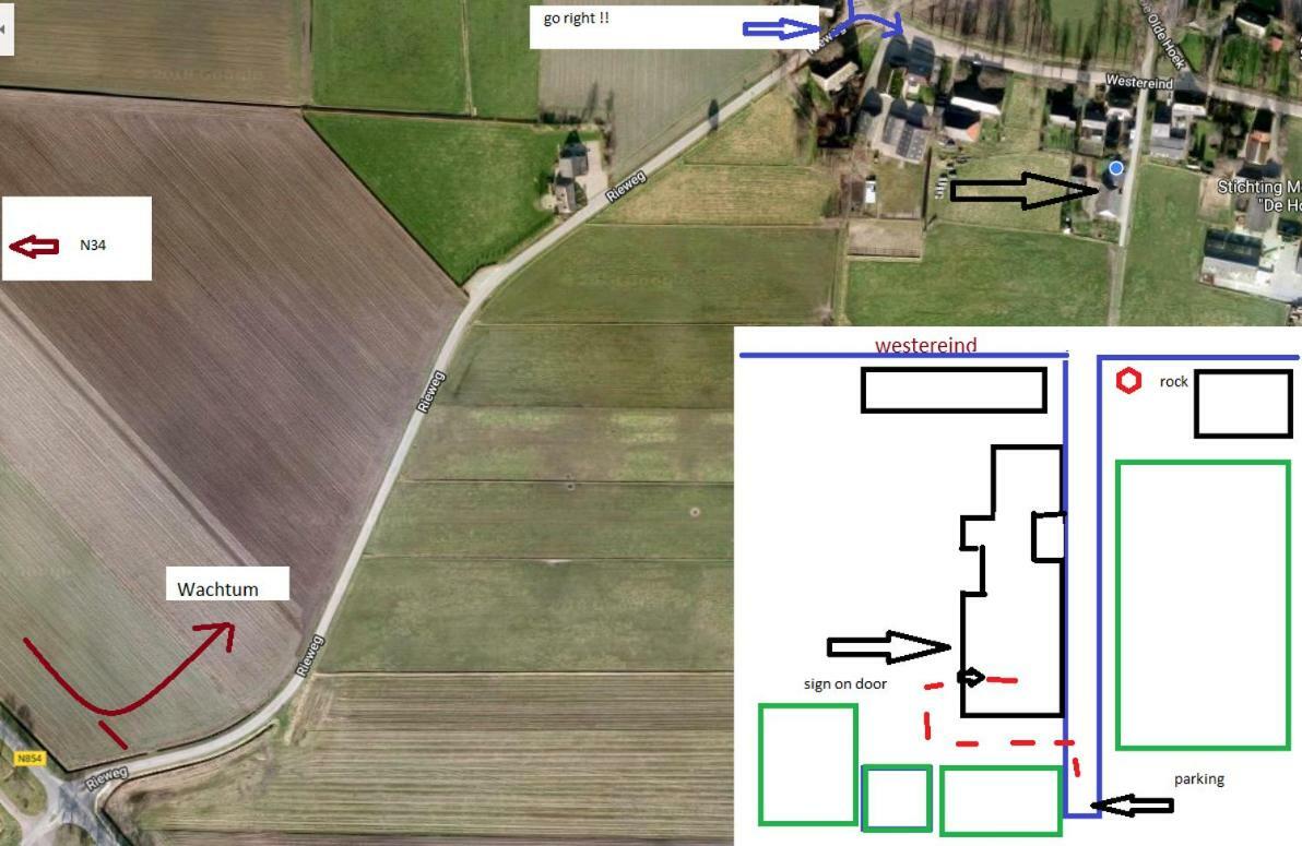Logeerruimte In Gerenoveerde Boerderij In Wachtum 아파트 외부 사진